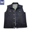 Custom Thick Heavy Vest thick 17oz 100% cotton sleeveless selvedge denim vest Supplier